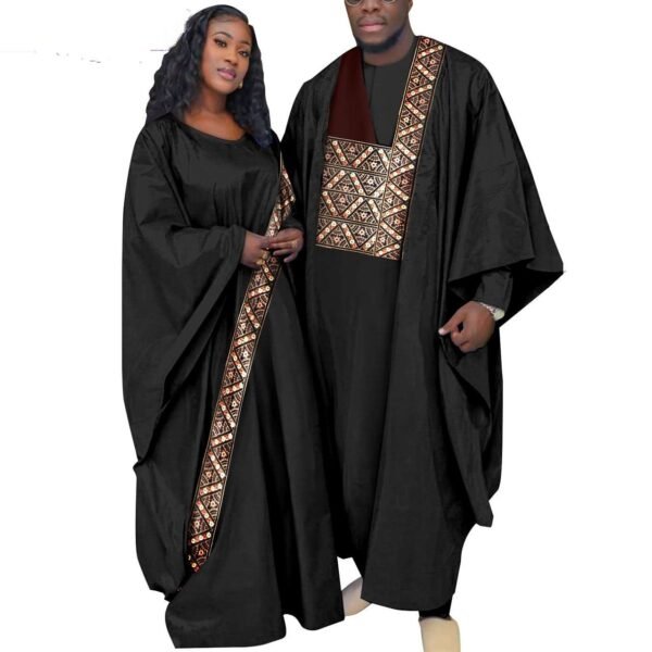 Men Outfits Match Women Long Dresses Robe Outfits