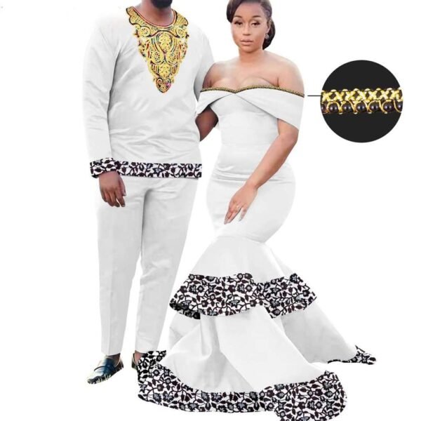 Women Long Dresses for Men Outfits Top and Pants Sets