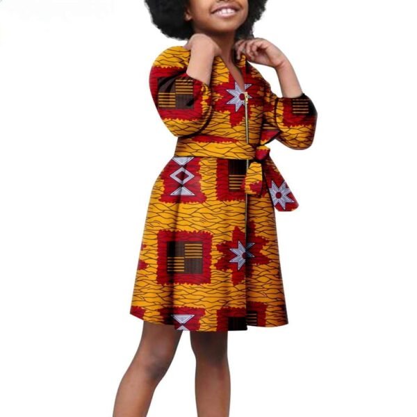 Girls Dresses Long Coat with Belt