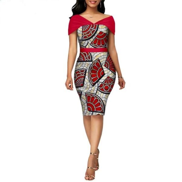 Women Print Knee Length Dress