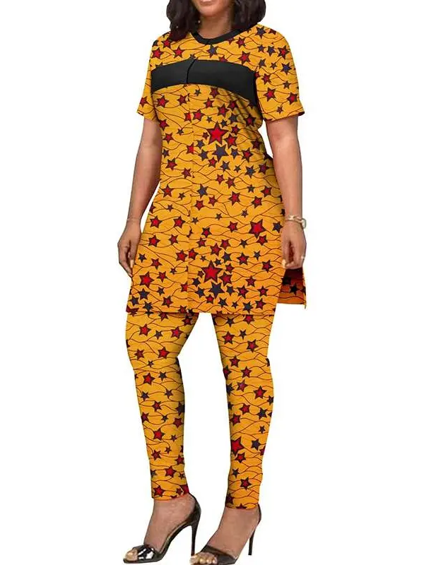 African Clothing for Women Dashiki Jackets and Ankara Pants Plus Size Set Wst11 - Image 18