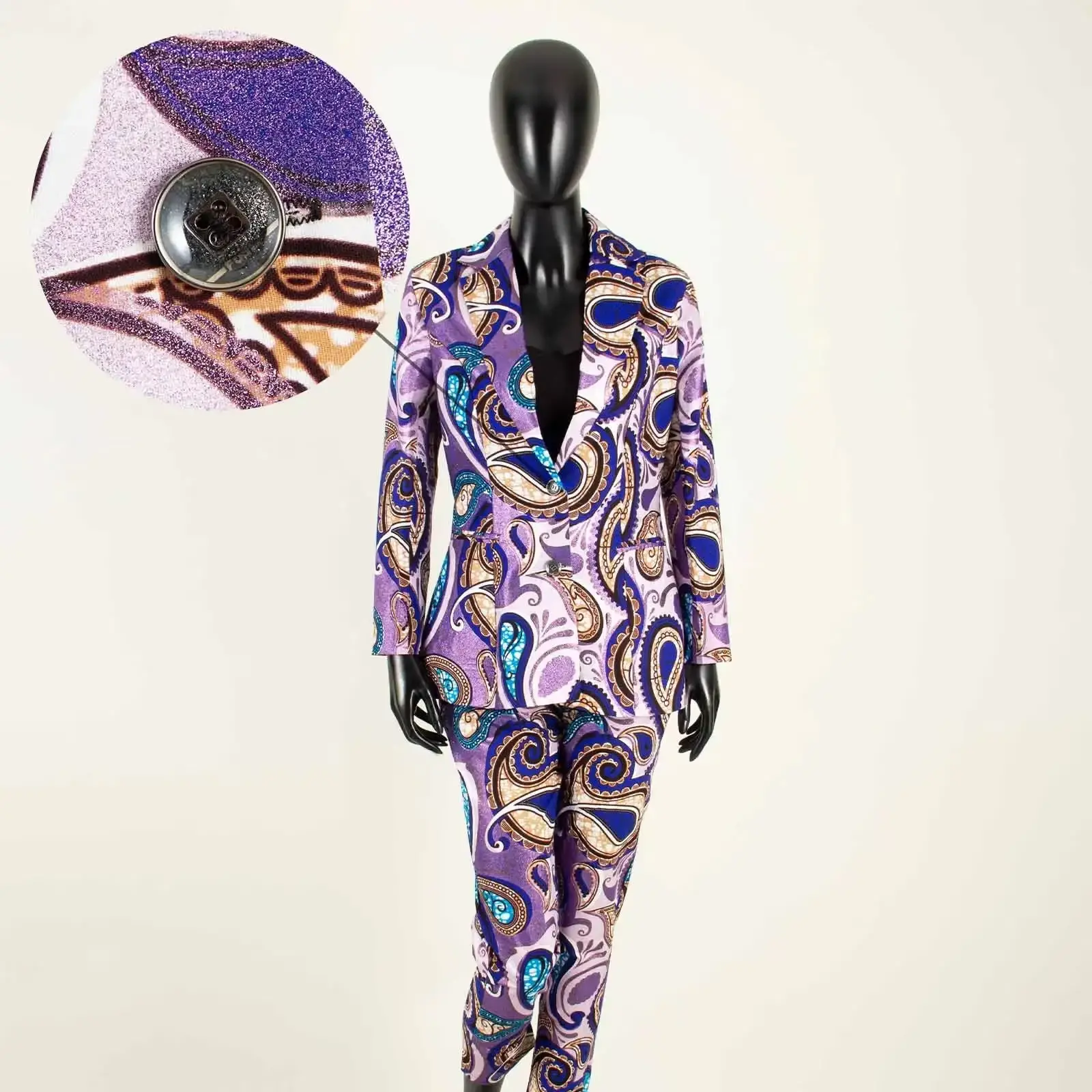 African Clothing for Women Dashiki Coats and Print Pants 2 Piece Set Wst22 - Image 13