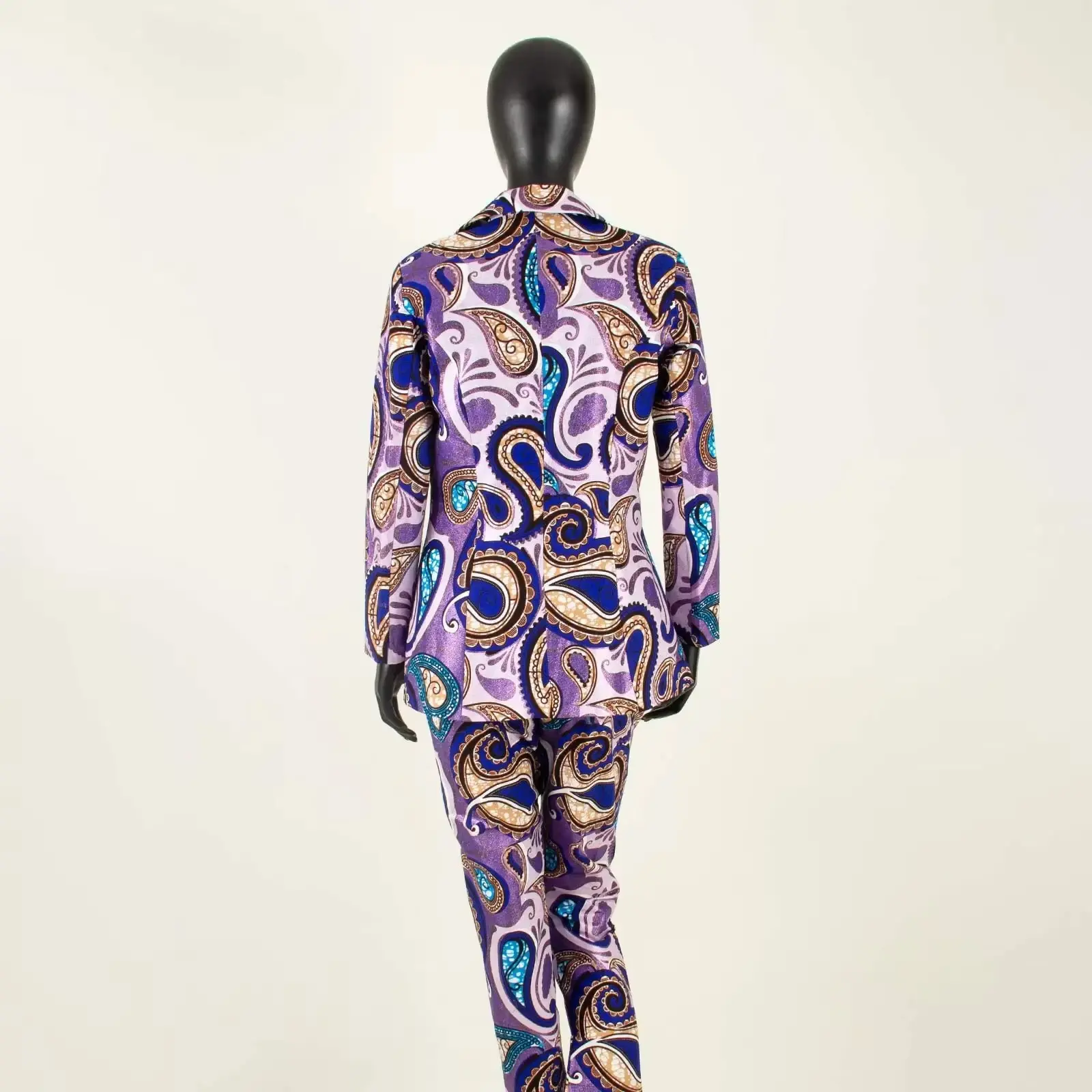 African Clothing for Women Dashiki Coats and Print Pants 2 Piece Set Wst22 - Image 15